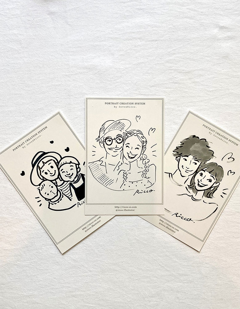 似顔絵マシーンRicco.&Govo