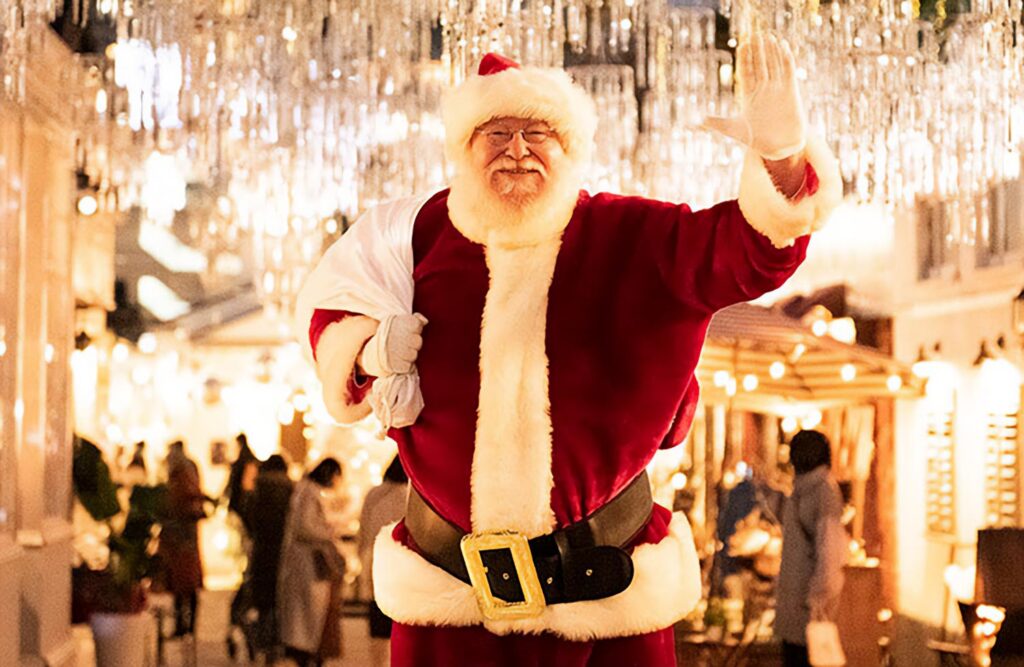 サンタクロースと写真を撮ろう！